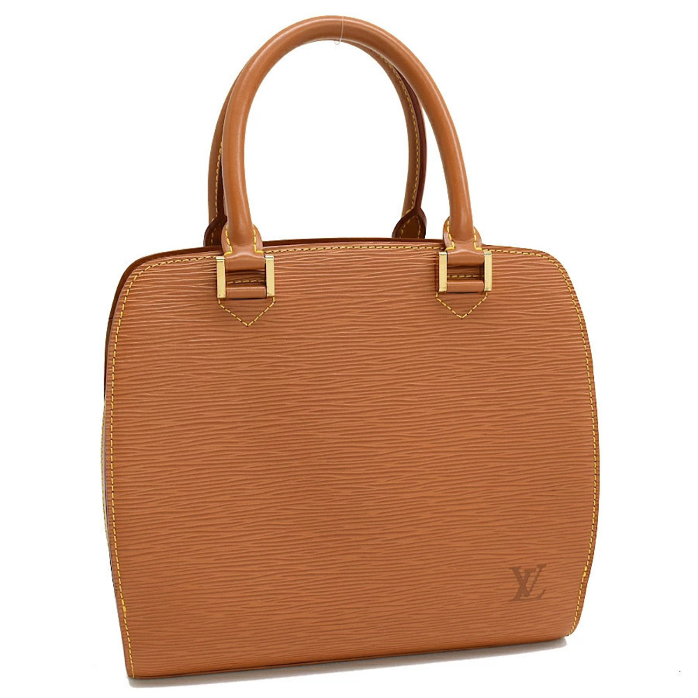 Louis Vuitton Pont Neuf Handbag Epi Leather Zipangu Gold Brown